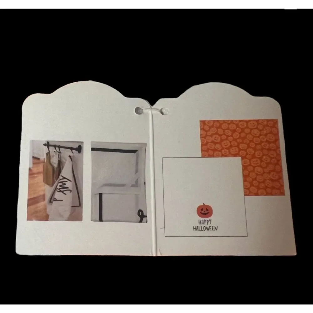 Target HAPPY HALLOWEEN Set of 2 Bar Towels Jack 'O Lantern NEW